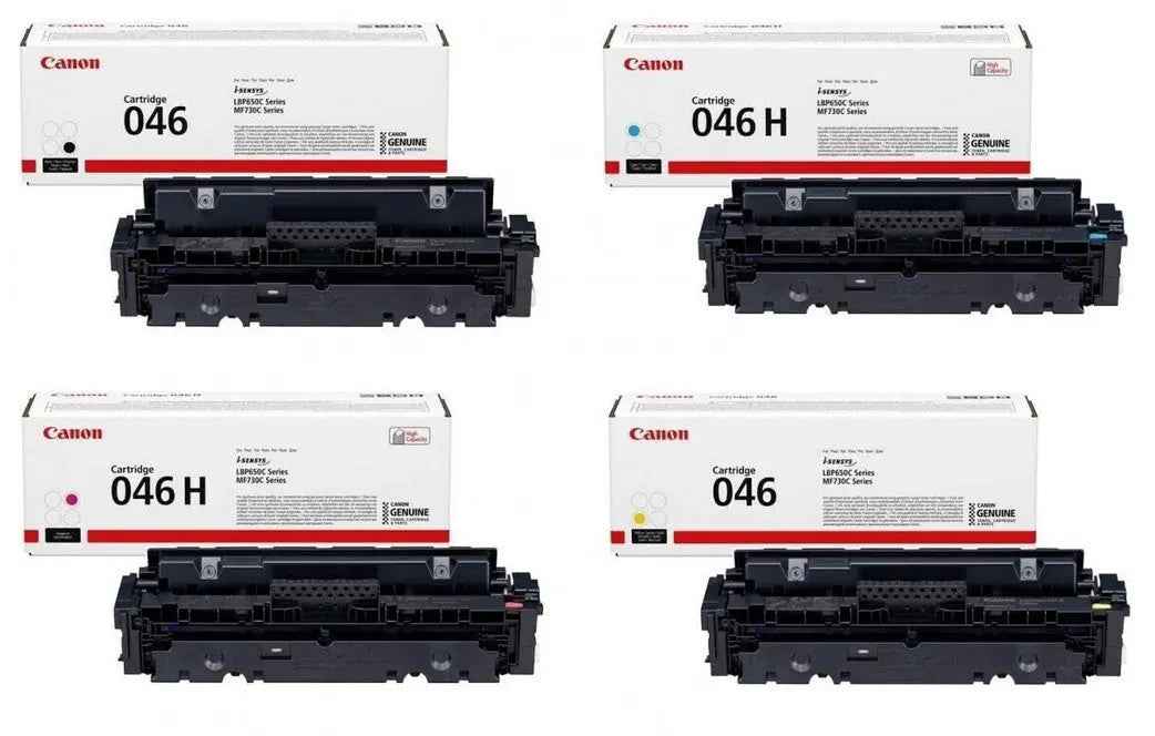 Canon 046H Toner Cartridge Set – CMYK 4-Pack for i-SENSYS Printers - ShopTonerShopToner