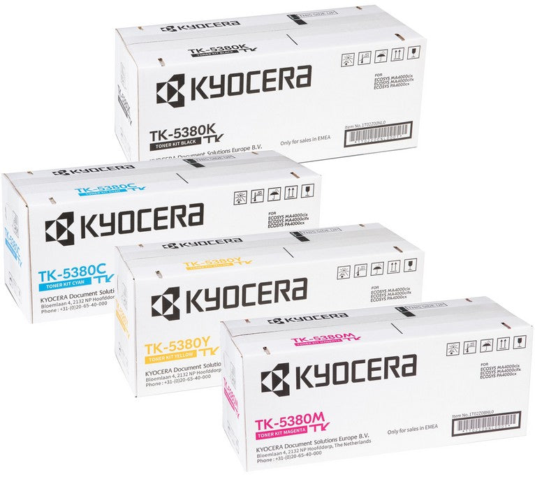 Original Kyocera TK- 5380 Set / 1-4 Toner ECOSYS MA4000cix cifx PA4000cx